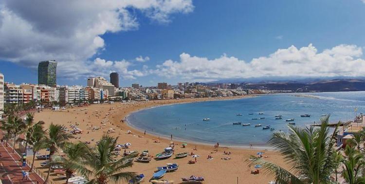 Atico Luxury Vista Mar Las Canteras Лас-Пальмас-де-Гран-Канария Экстерьер фото